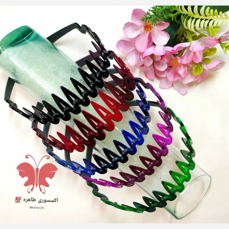 تل مو دخترانه و زنانه شانه دار دالوری هفتی هشتی رنگی و مشکی