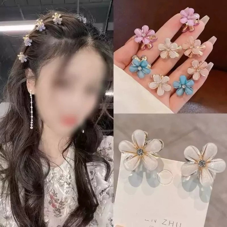 کلیپس مو شکوفه بابونه کوچک 2 سانتی کد 37