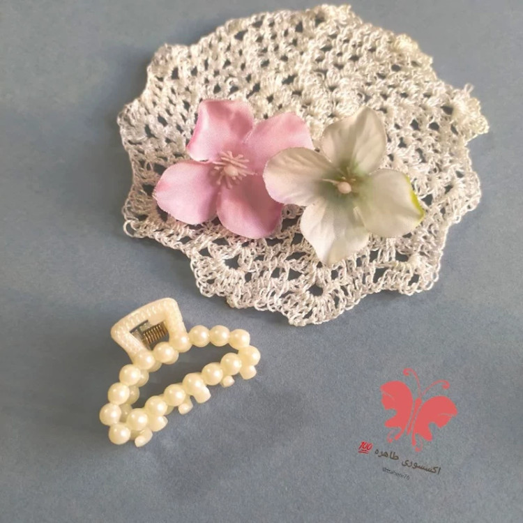 کلیپس مو مرواریدی کوچک 4 سانتی کد 51