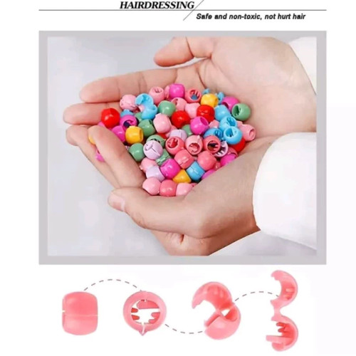 مهره مو رنگی بسته 10 عددی کد 9