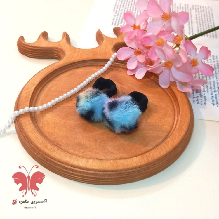 کش مو خزدار پلنگی در 4 رنگ کد ۶۷