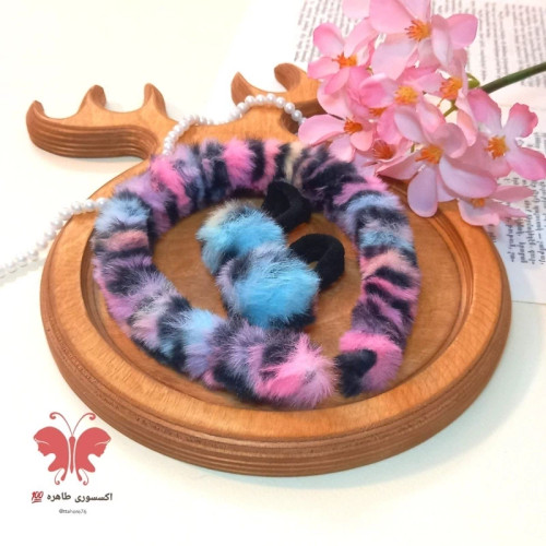 ست تل مو و کش مو خزدار پلنگی