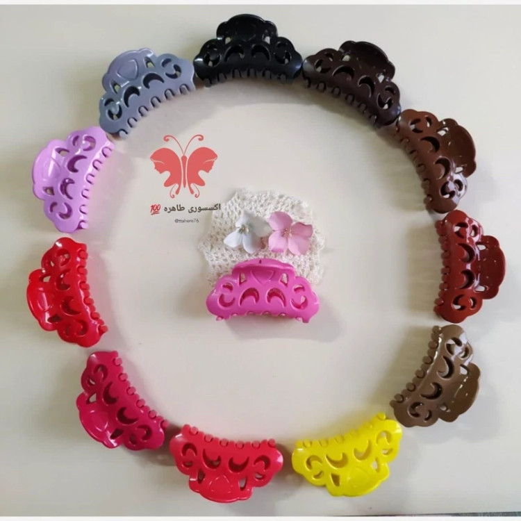 کلیپس مو سنتی براق بزرگ 10 سانتی