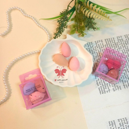 پد تخم مرغی کوچک کانسیلر بسته 3 عددی کد 111