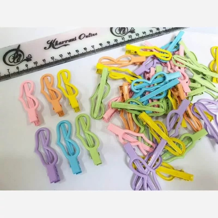 گیره سر فلزی انبری قلبی 4 عددی