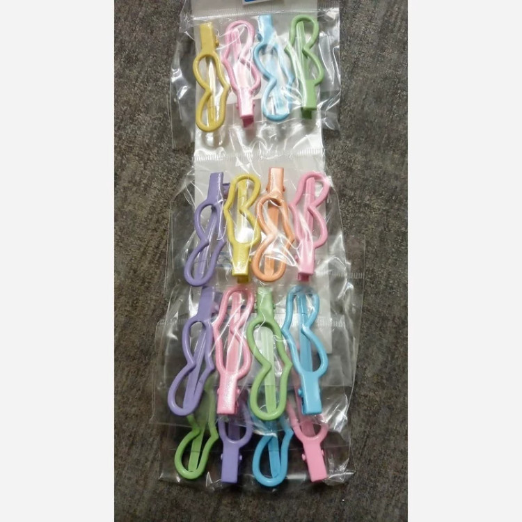 گیره سر فلزی انبری قلبی 4 عددی