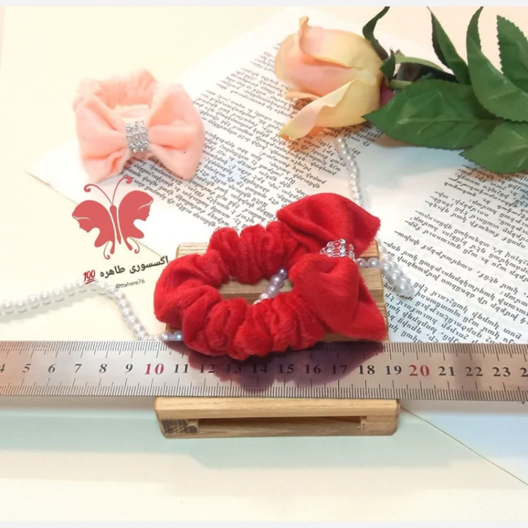 کش مو مخملی پاپیونی