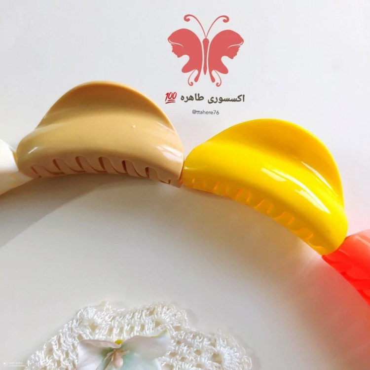 کلیپس مو تخم مرغی براق 7 سانت کد 118