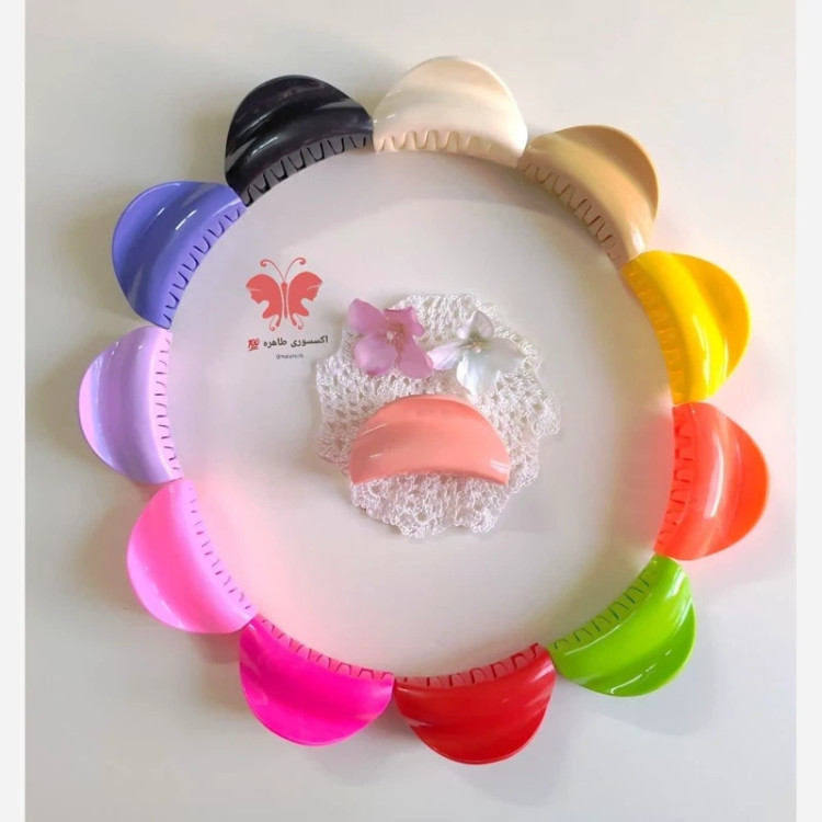 کلیپس مو تخم مرغی براق 7 سانت کد 118