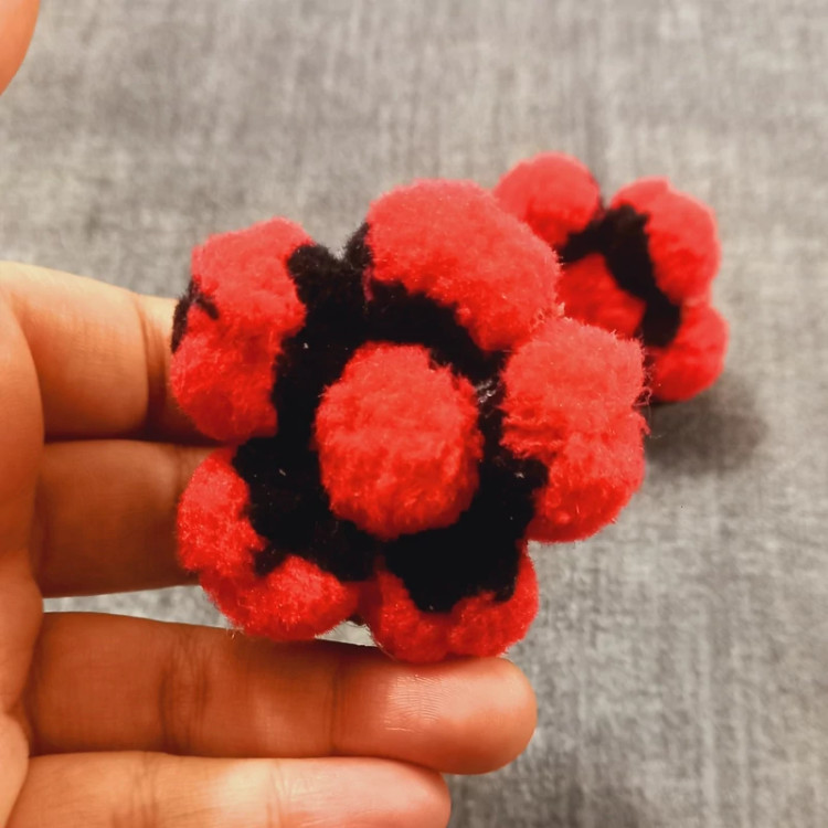 کش مو یلدایی پوم پوم