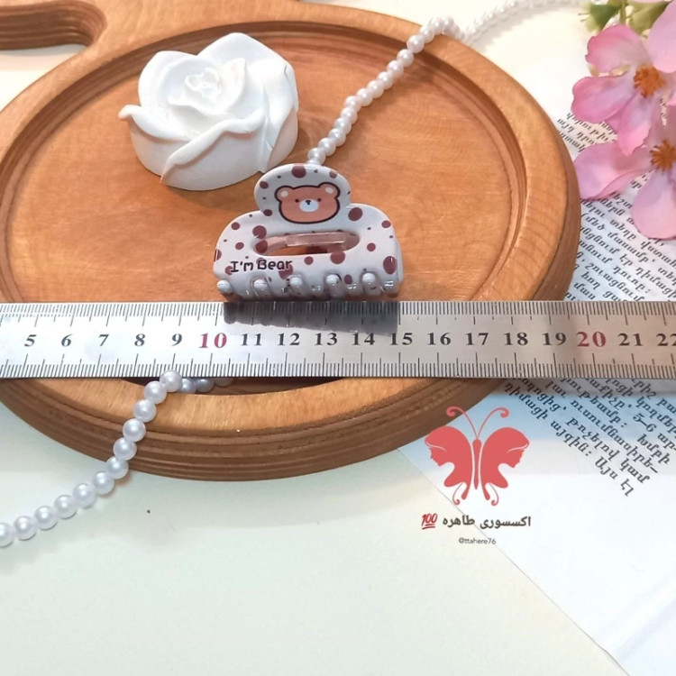 کلیپس مو خرسی مستطیل توخالی 5 سانت کد 195
