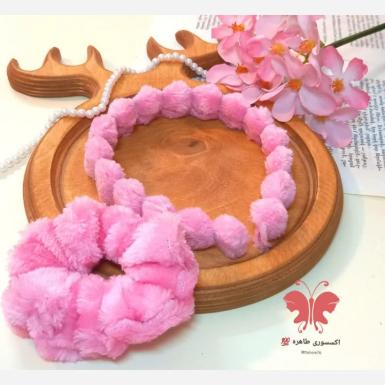 ست تل ریلی و کش مو خز ریلی