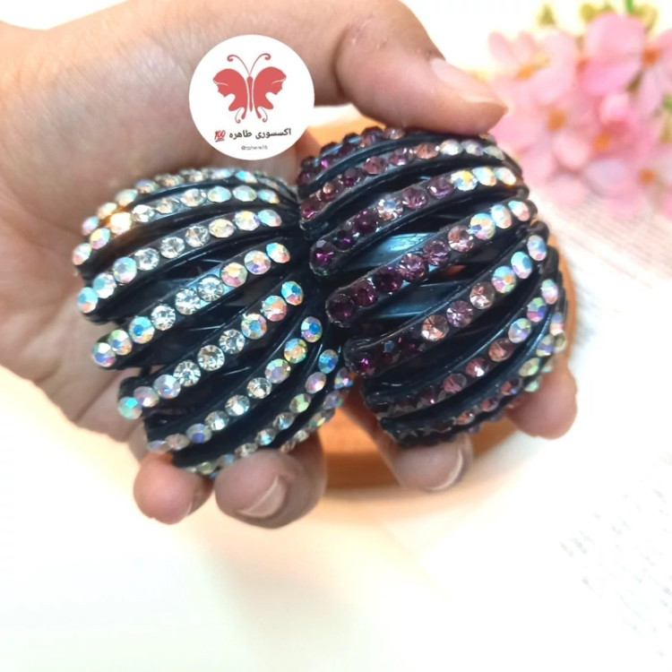 کلیپس چنگکی یا آکاردئونی نگین دار