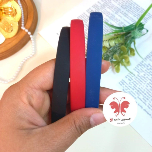 تل مو دخترانه و زنانه متوسط شمعی و مات سورمه ای قرمز مشکی