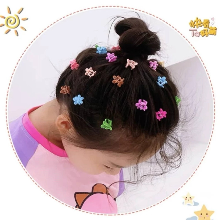 کلیپس مو نوزادی یا بیبی قلبی شمعی 8 عددی کد 255