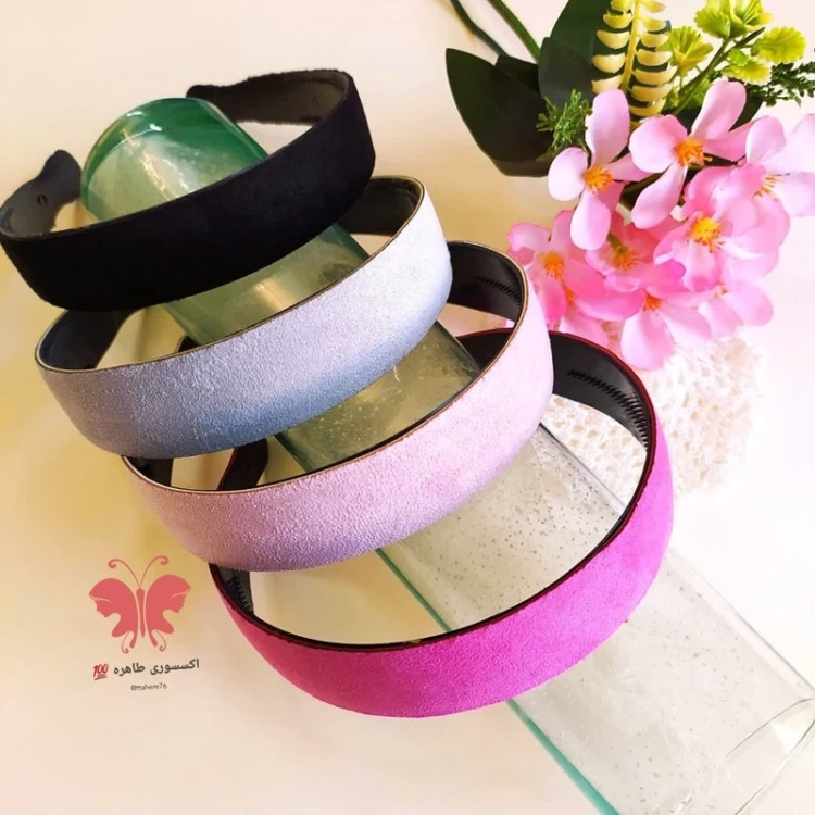 تل مو دخترانه و زنانه پهن جیر یا مخملی