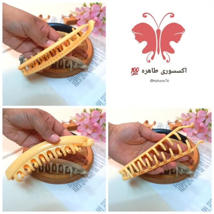 کلیپس مو آبشاری بزرگ کد 314