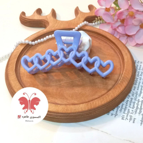 کلیپس مو قلبی خیلی بزرگ براق