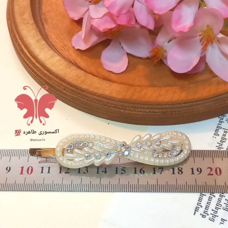 سنجاق مو مدل پاپیون گندمی کد 351