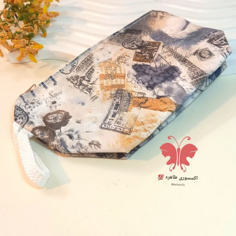 کیف آرایشی سایز بزرگ چاپدار کد ۳۵۹