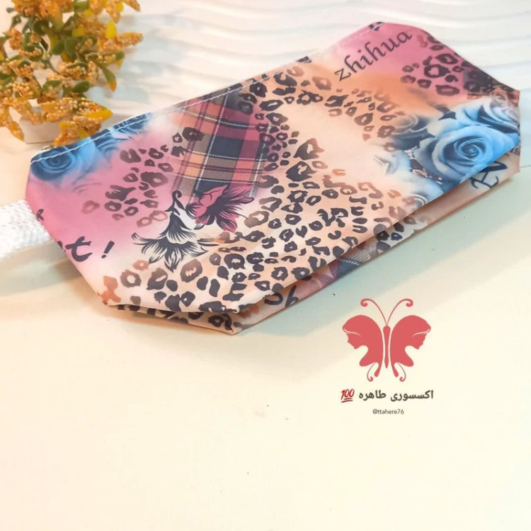 کیف آرایشی سایز بزرگ چاپدار کد ۳۵۹