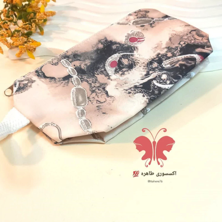 کیف آرایشی سایز بزرگ چاپدار کد ۳۵۹