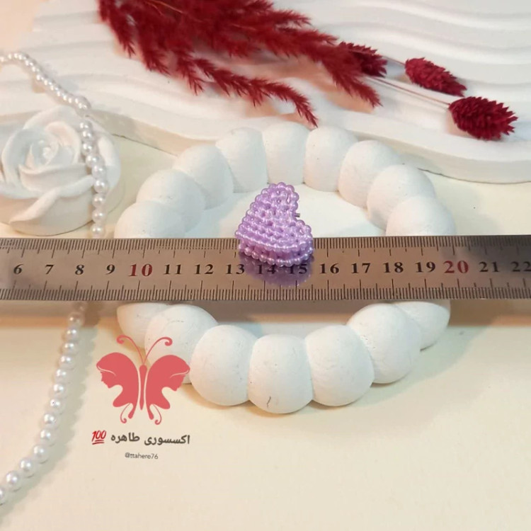 کلیپس مو قلبی بسته 3 عددی کد 365