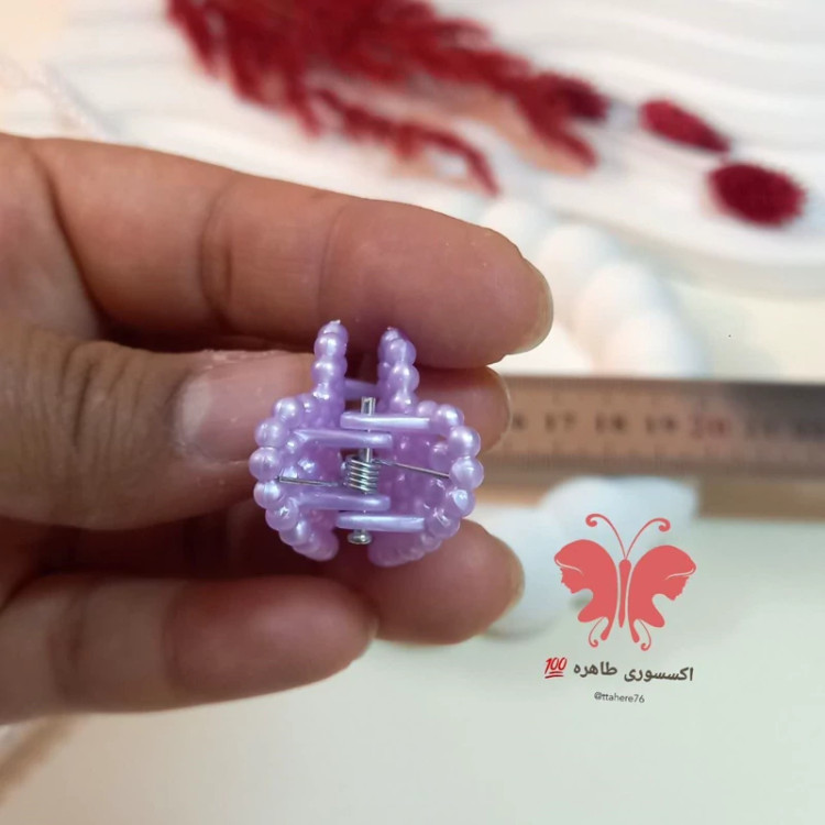 کلیپس مو قلبی بسته 3 عددی کد 365