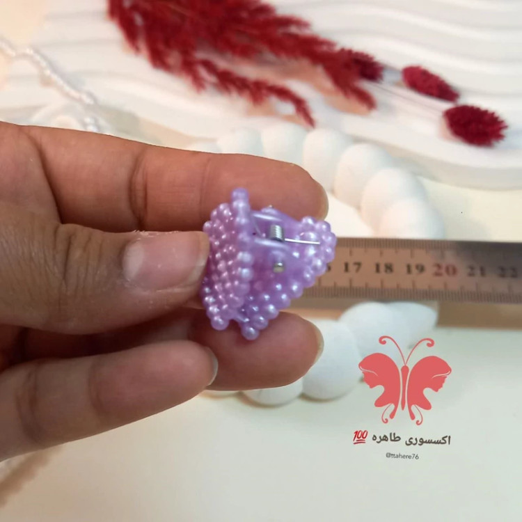 کلیپس مو قلبی بسته 3 عددی کد 365