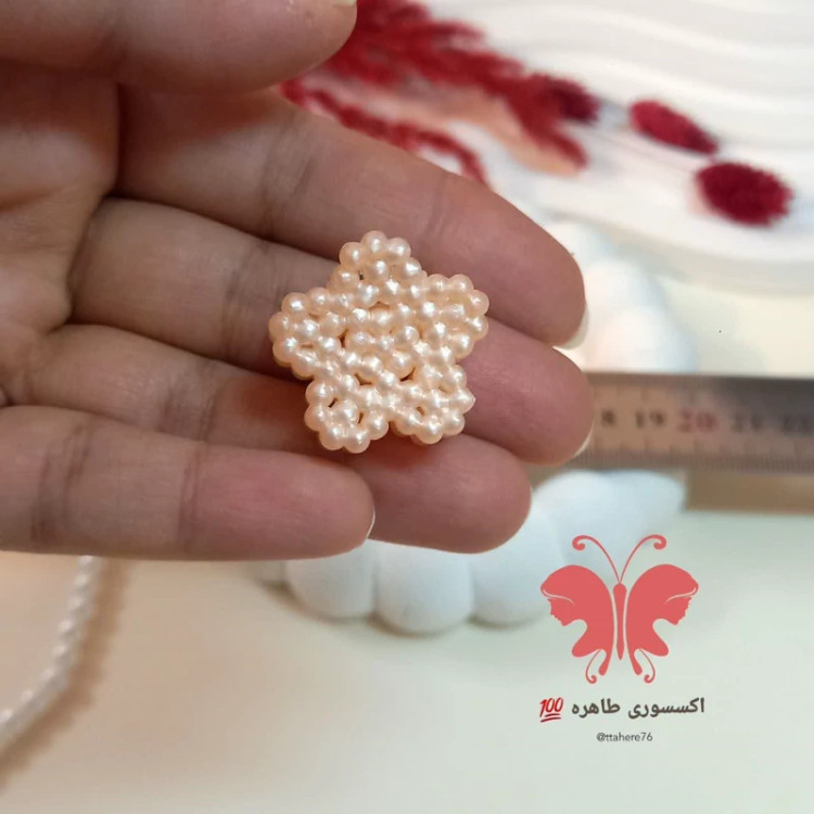 کلیپس مو گل بسته 3 عددی کد 396