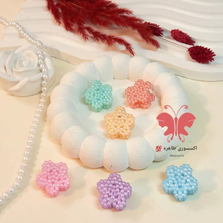 کلیپس مو گل بسته 3 عددی کد 396