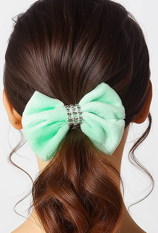 کش مو مخملی پاپیونی