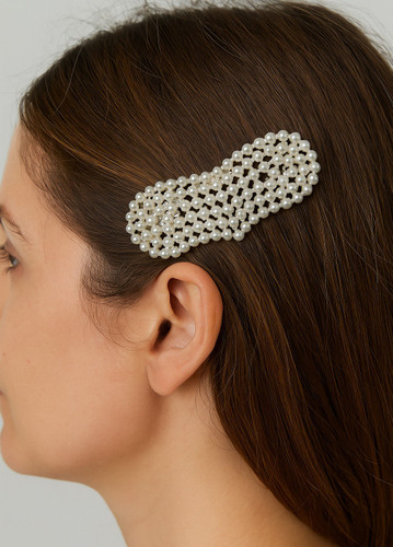 گیره سر تق تقی مرواریدی قلبی بزرگ