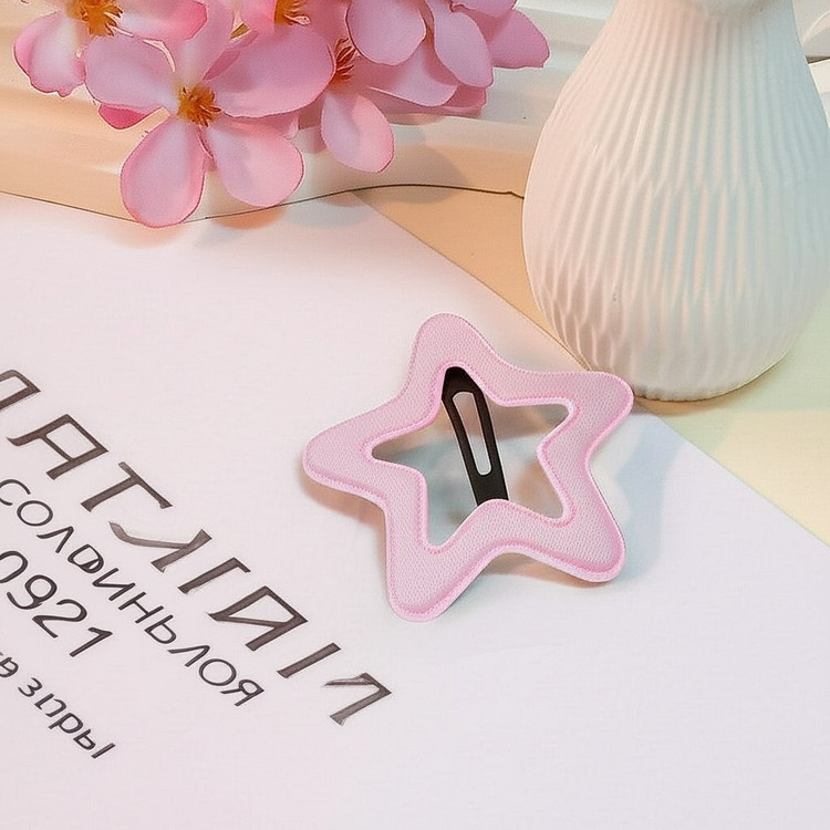 گیره سر تق تقی ستاره چرمی بزرگ