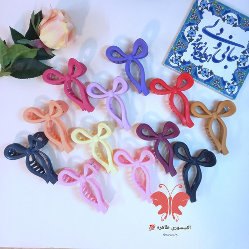 کلیپس مو پاپیونی کلاسیک مات