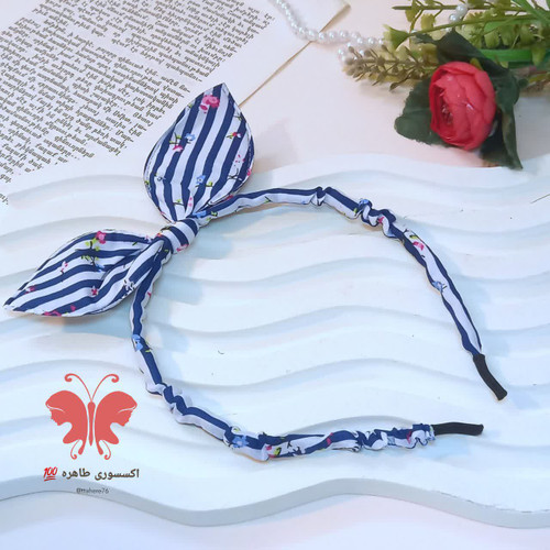 تل مو پاپیونی باریک گلدار