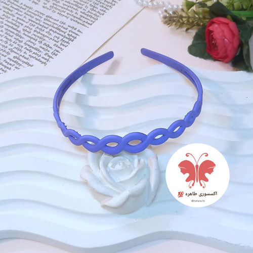 تل مو باریک طرح پیچ رنگی مات