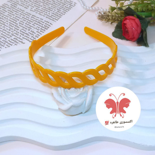 تل مو پهن طرح پیچ رنگی براق