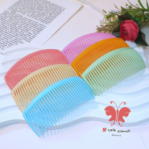 شانه زلفی پاستیلی شمعی جفتی