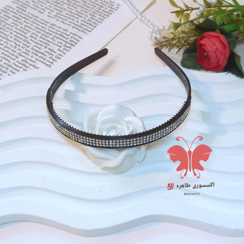 تل مو نگین دار مشکی