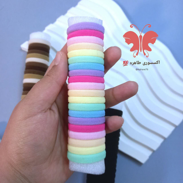 کش مو حوله ای لوله ای (20 عددی)