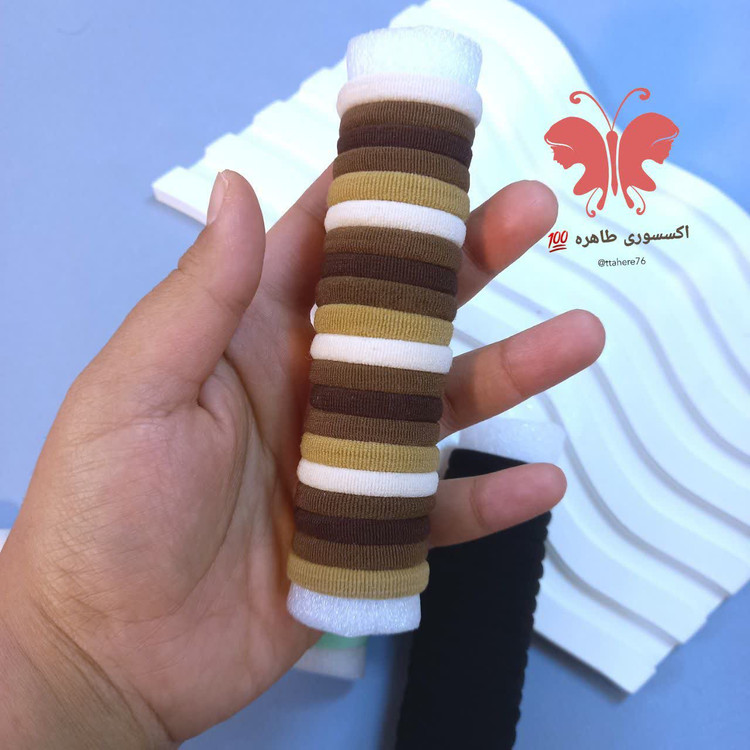 کش مو حوله ای لوله ای (20 عددی)