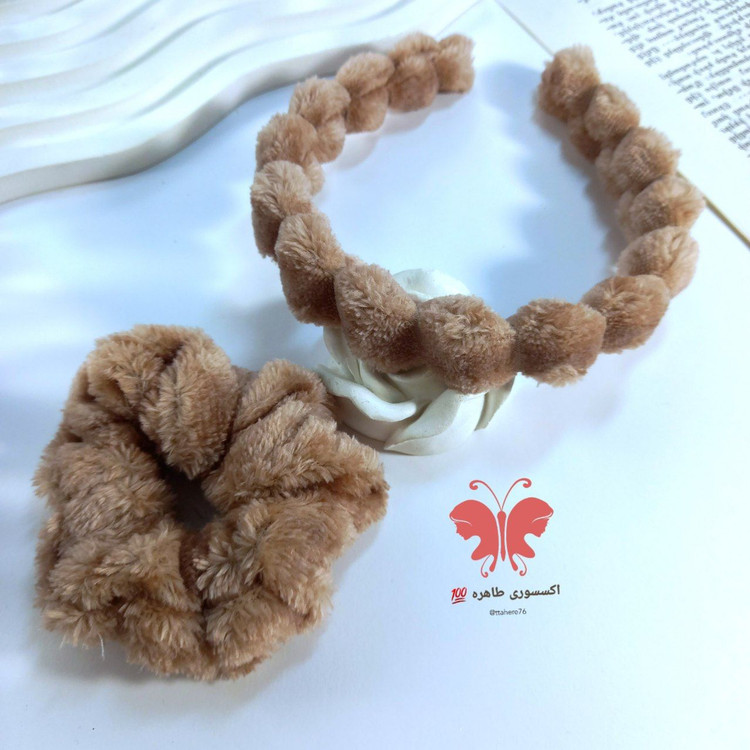 ست تل ریلی و کش مو خز ریلی