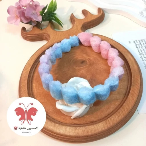 تل مو خز ریلی ساده و هفت رنگ کد 103