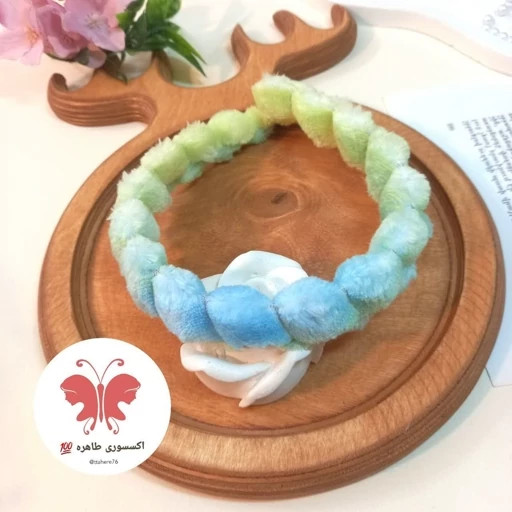 تل مو خز ریلی ساده و هفت رنگ کد 103