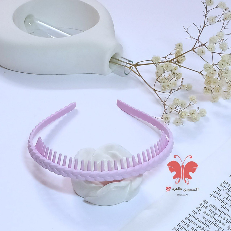 تل مو باریک بافت یا زنجیری یا کارتیر دخترانه و زنانه با رنگ های کاراملی