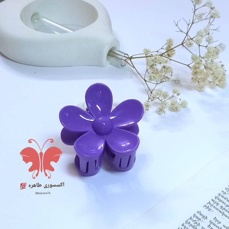 کلیپس مو گل بابونه بزرگ براق کد ۵۲۸