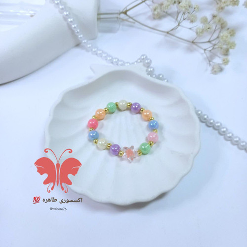 دستبند مرواریدی شکل دار کد ۵۴۲