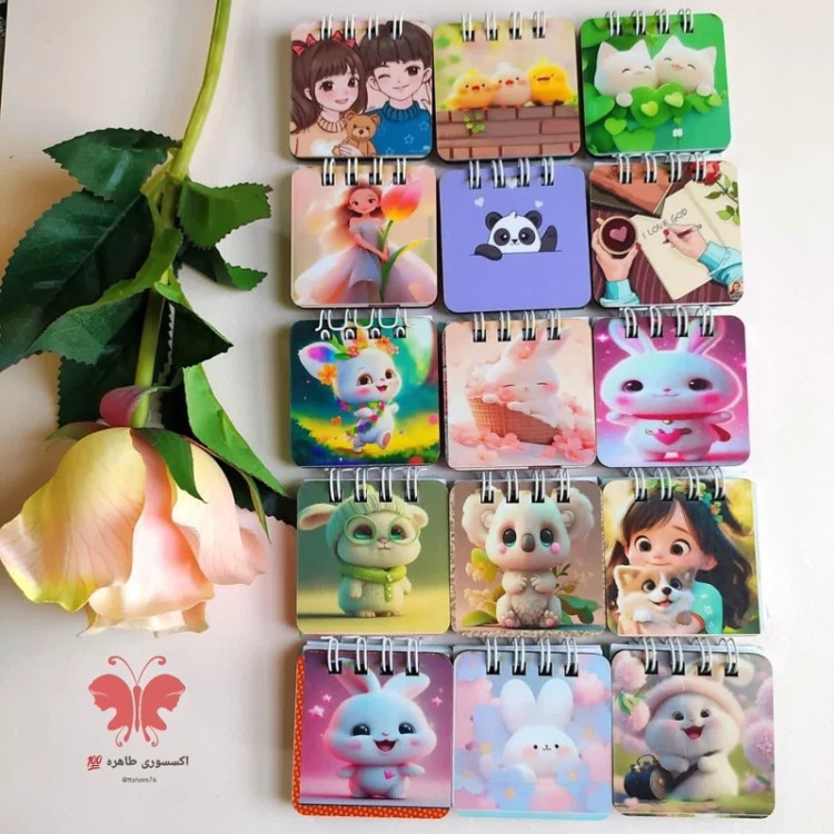 دفتر سیمی دخترانه کوچک کد ۱۹۴