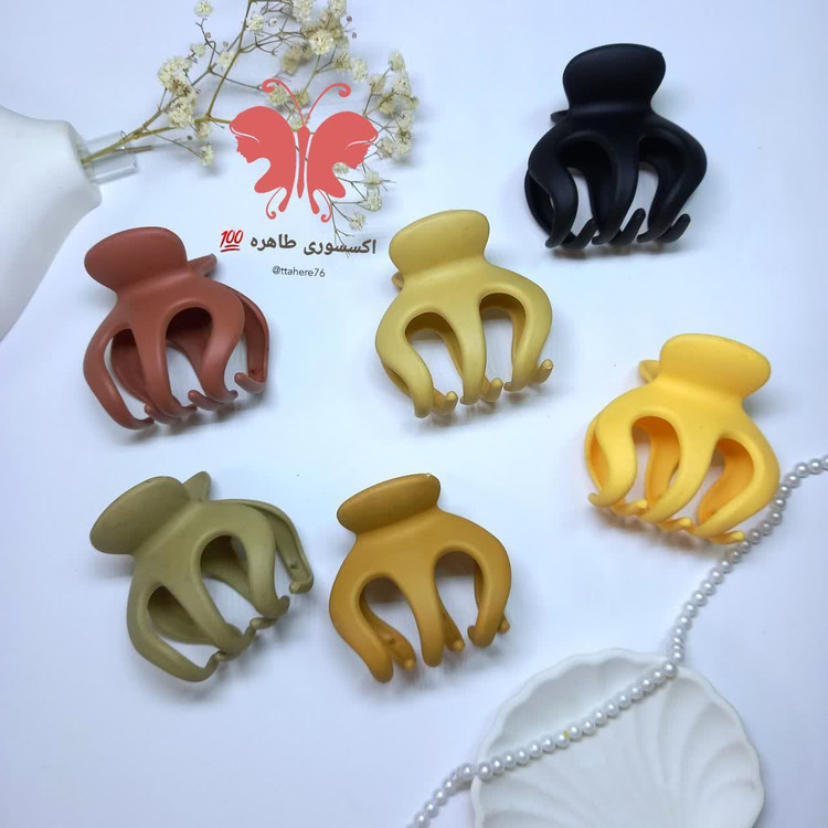 کلیپس مو گوجه ای کلاسیک کد 546